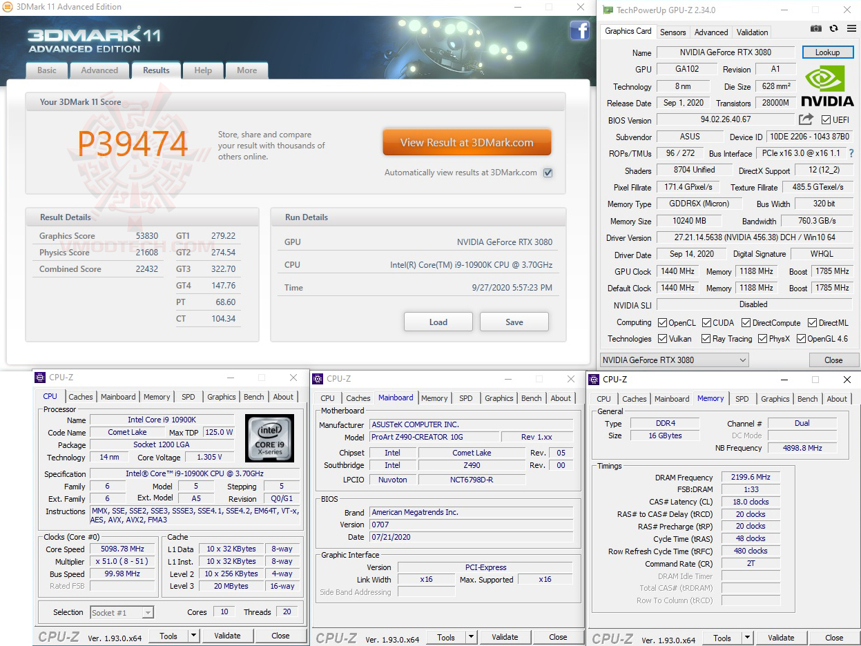 11 ASUS TUF Gaming GeForce RTX 3080 10GB REVIEW