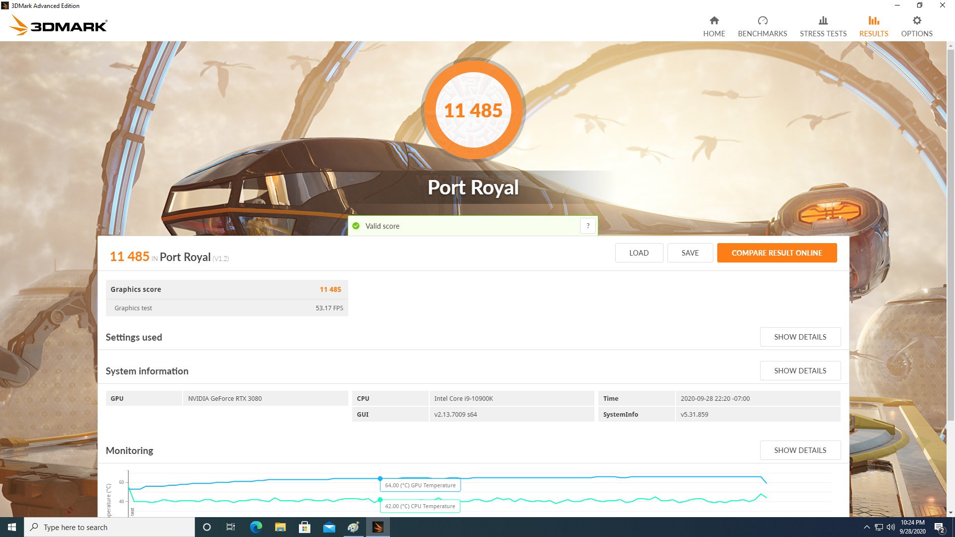 port ASUS TUF Gaming GeForce RTX 3080 10GB REVIEW