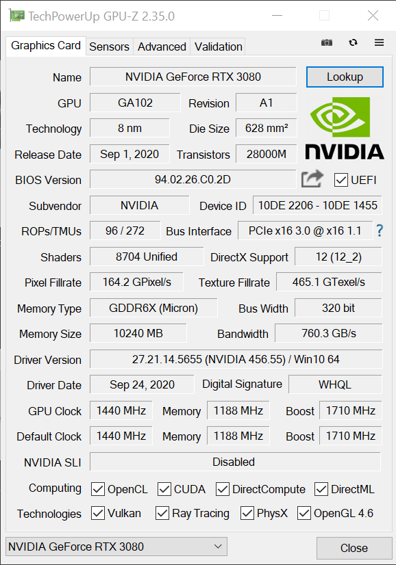 gpuz 235 GPU Z เวอร์ชั่น 2.35.0 พร้อมรองรับการ์ดจอ AMD Radeon RX 6000 (Navi 21) ที่กำลังจะเปิดตัวในเร็วๆนี้