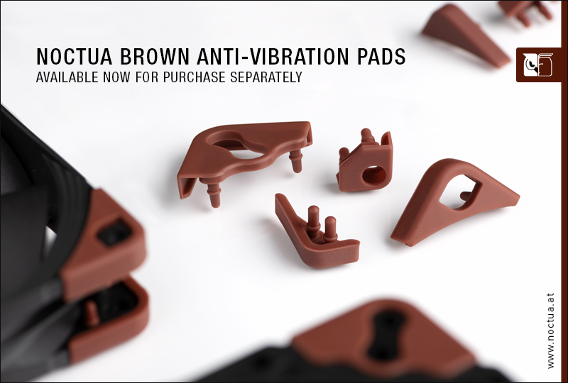 noctua_pads_brown_202010 noctua pads brown 202010 Noctua เปิดตัวฮีตซิงค์ Noctua NH D15S และ NH U9S ดีไซน์สีดำดุดันสวยงาม
