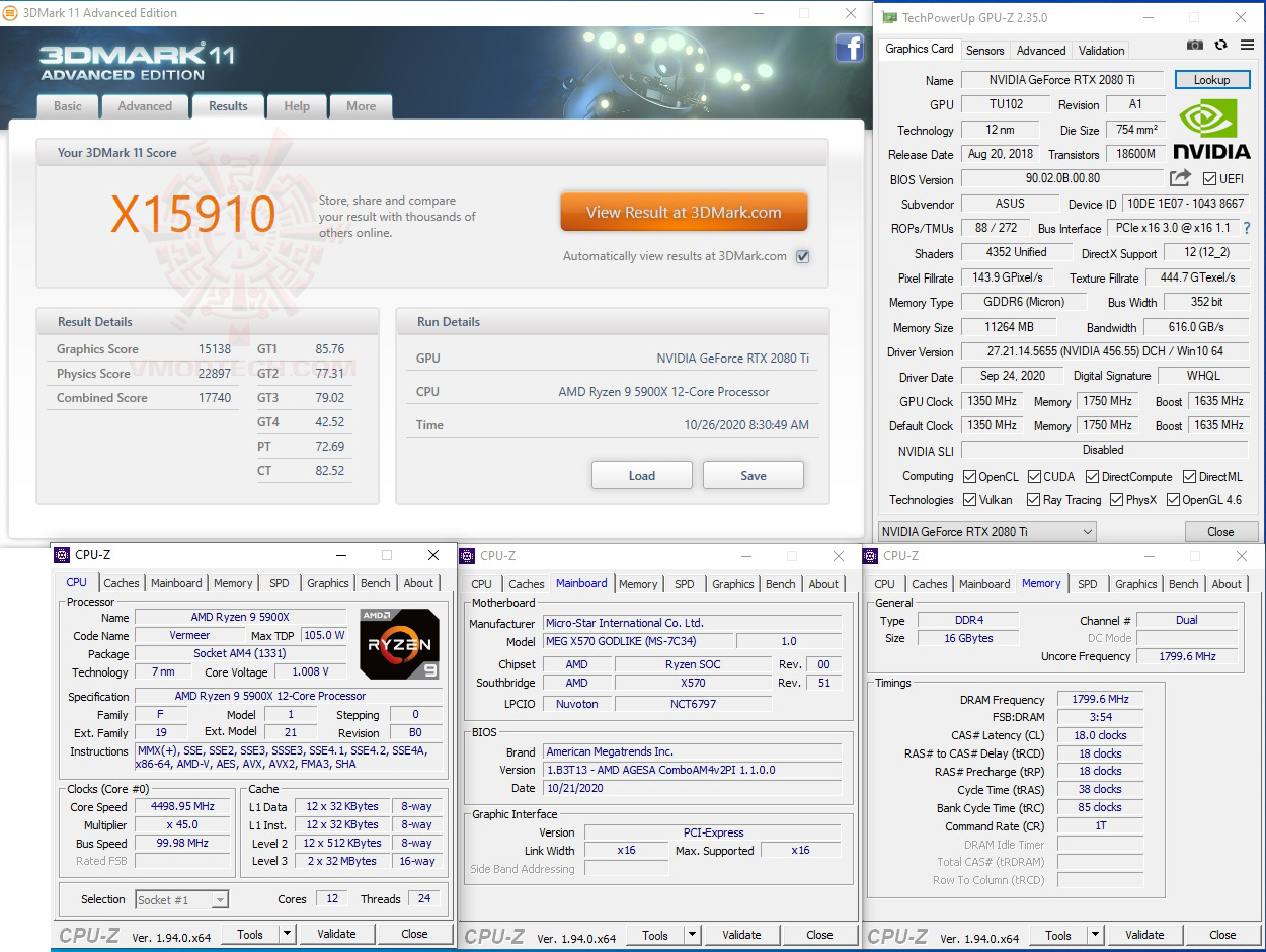 11x AMD RYZEN 9 5900X PROCESSOR REVIEW