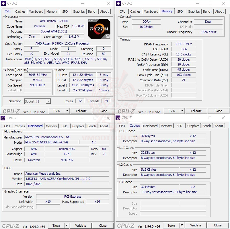 cpuid max AMD RYZEN 9 5900X PROCESSOR REVIEW