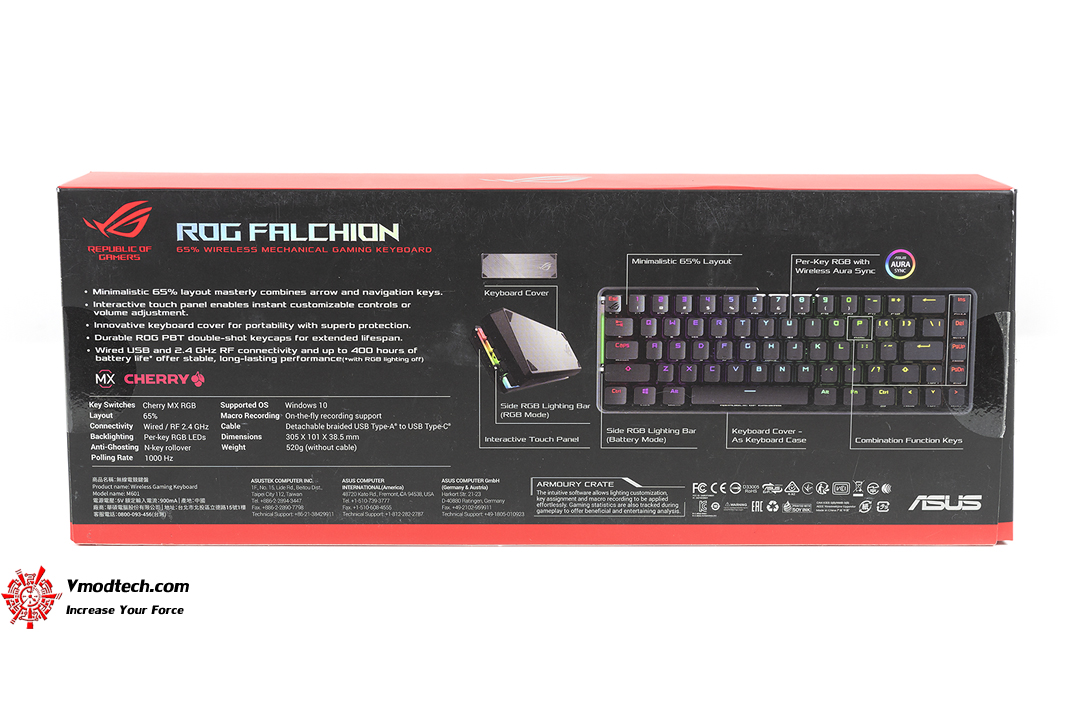 tpp 8282 ASUS ROG Falchion Wireless Mechanical Keyboard Review