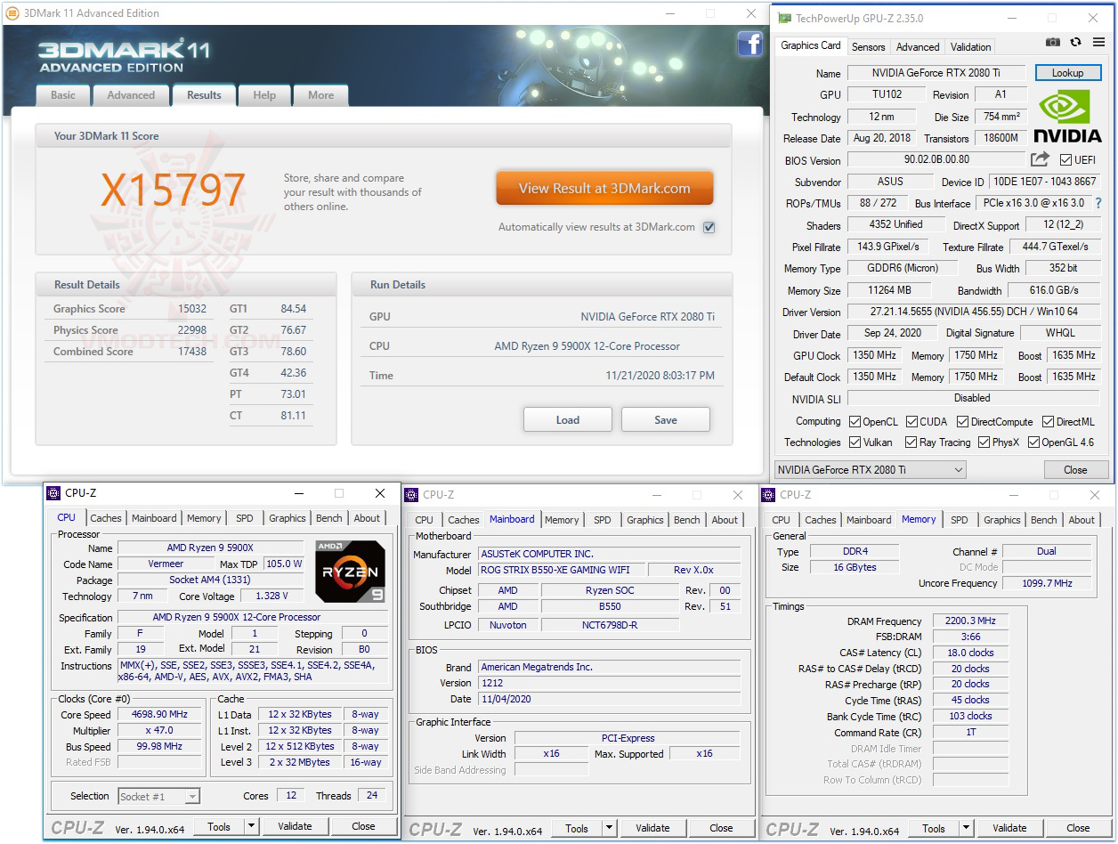 11x 11x ASUS ROG STRIX B550 XE GAMING WIFI REVIEW