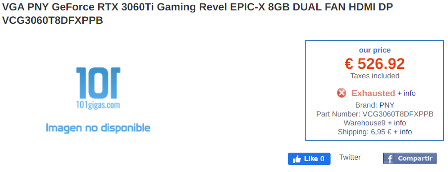 101gigas-pny-rtx-3060ti-epic-x 101gigas pny rtx 3060ti epic x หลุดราคาการ์ดจอ NVIDIA GeForce RTX 3060 Ti ในฝั่งยุโรป