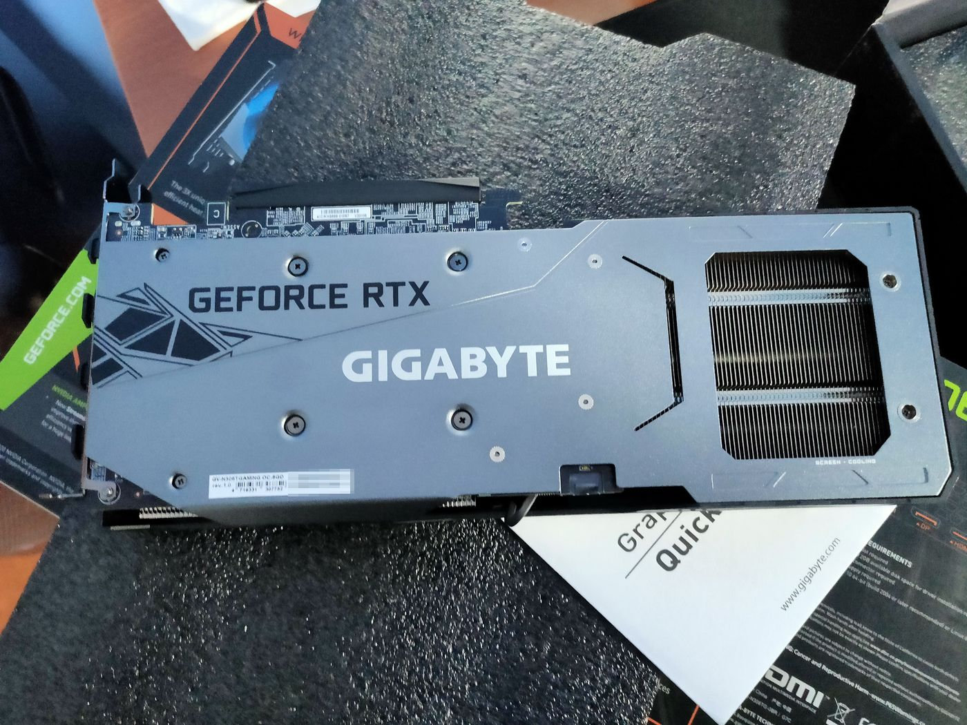 gigabyte rtx 3060 ti gaming oc paulo 6 หลุดการ์ดจอ NVIDIA GeForce RTX 3060 Ti ถึงมือลูกค้าที่สั่งซื้อแล้ว 