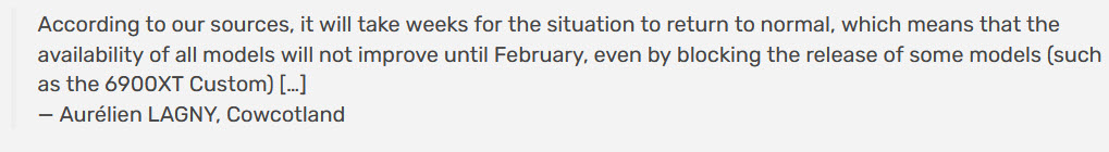 2020 12 08 9 25 26 ลือ!! ปัญหาการ์ดจอขาดตลาดในรุ่น Radeon RX 6000 , GeForce RTX 30ซีรี่ย์ เป็นผลมาจากการขาดแคลนชิปหน่วยความจำ GDDR6 memory ที่ผลิตไม่ทันต่อความต้องการ