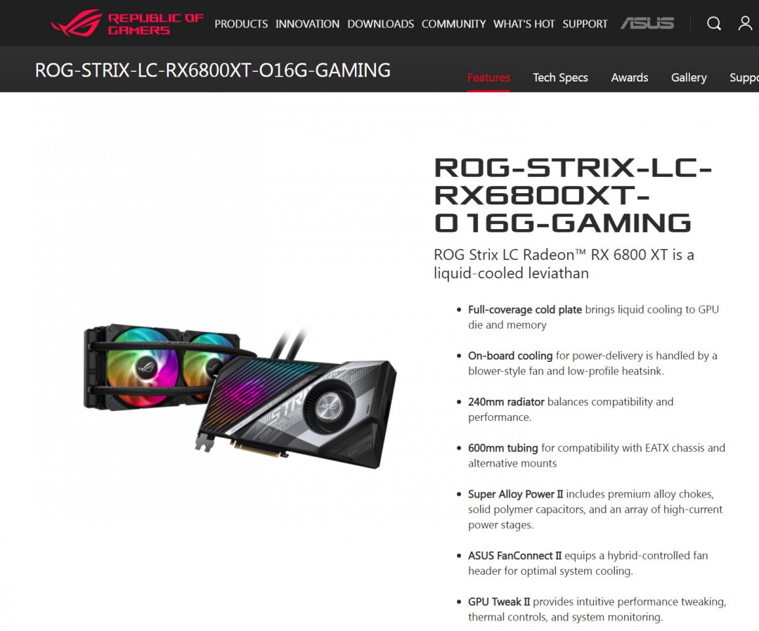 2020 12 13 20 41 15 ASUS ROG Strix LC Radeon™ RX 6800 XT Review