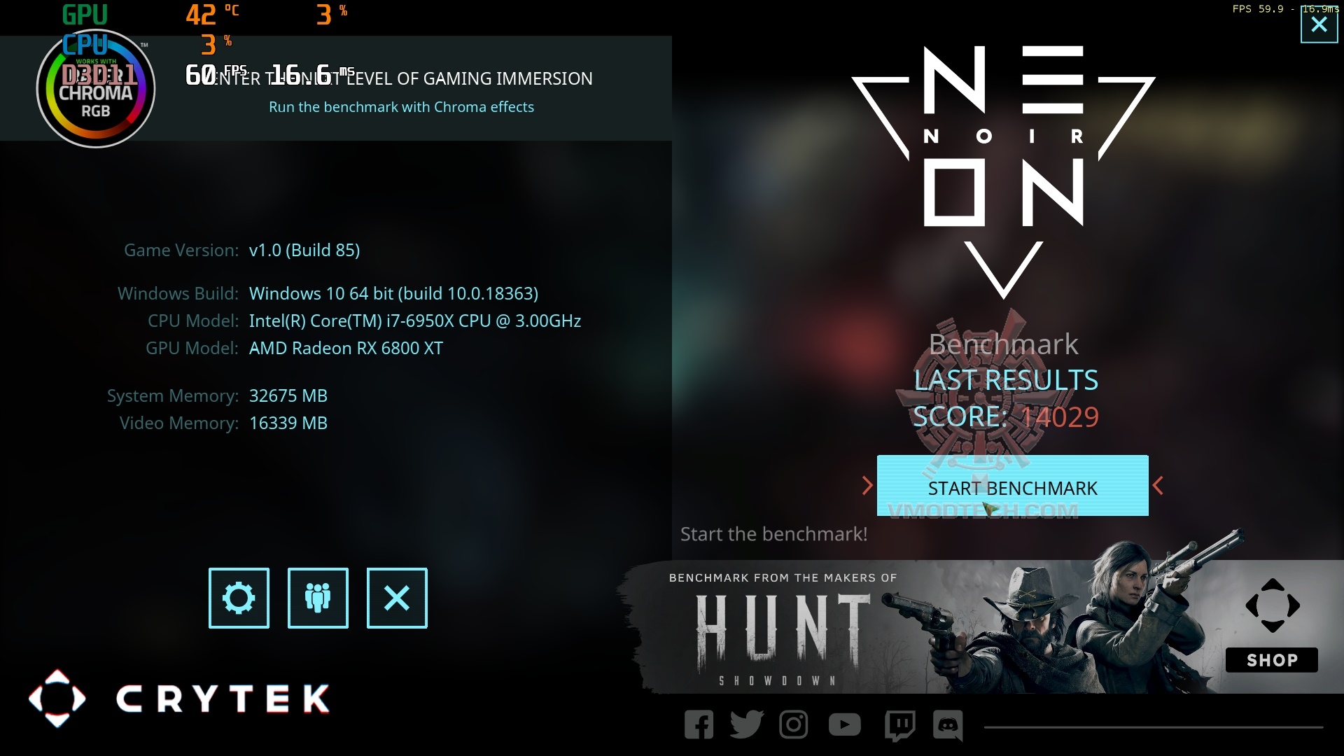 neonfullhd ASUS ROG Strix LC Radeon™ RX 6800 XT Review