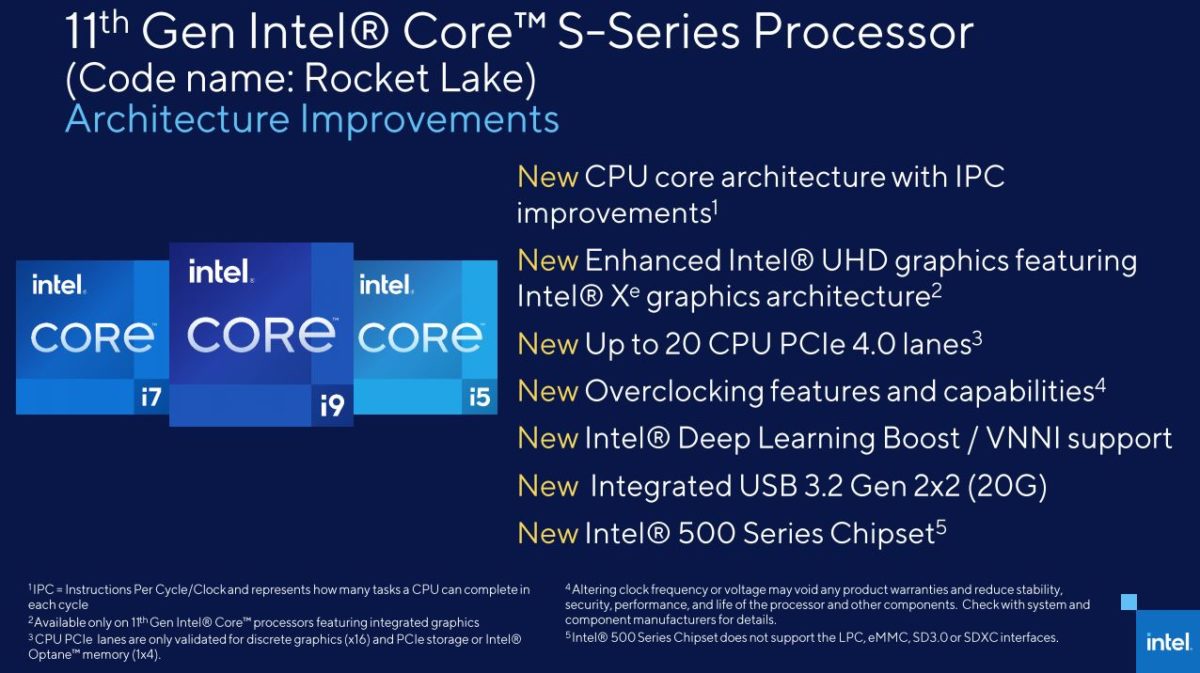 intel rocket lake s 11th gen core 6 1200x673 ลือ!! ซีพียู Intel Core i9 11900K รุ่นใหม่ล่าสุดรหัส Rocket Lake S มีความเร็วสูงสุดถึง 5.3Ghz กันเลยทีเดียว