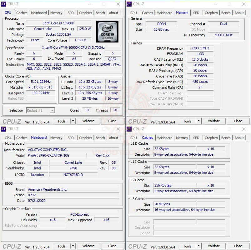 cpuid ASUS GeForce RTX 3080 10GB EKWB Review