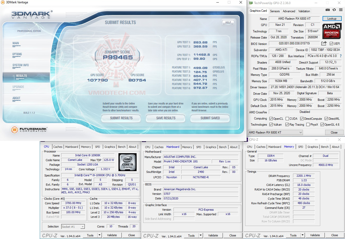 vt1 AMD RADEON RX 6800XT REVIEW