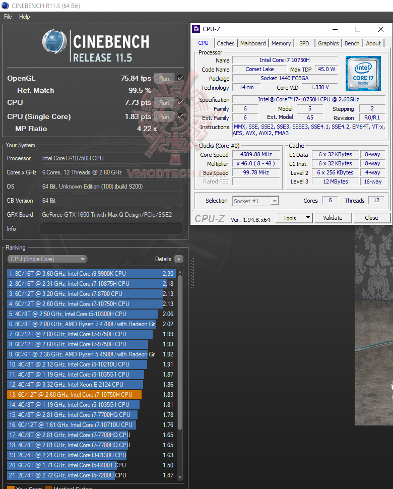 cbr11 MSI GF63 Thin 10SCSR Review