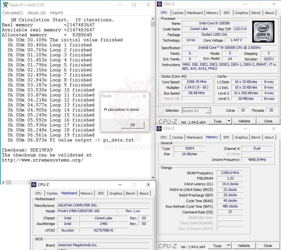 s1 oc max INTEL CORE i9 10850KA PROCESSOR REVIEW