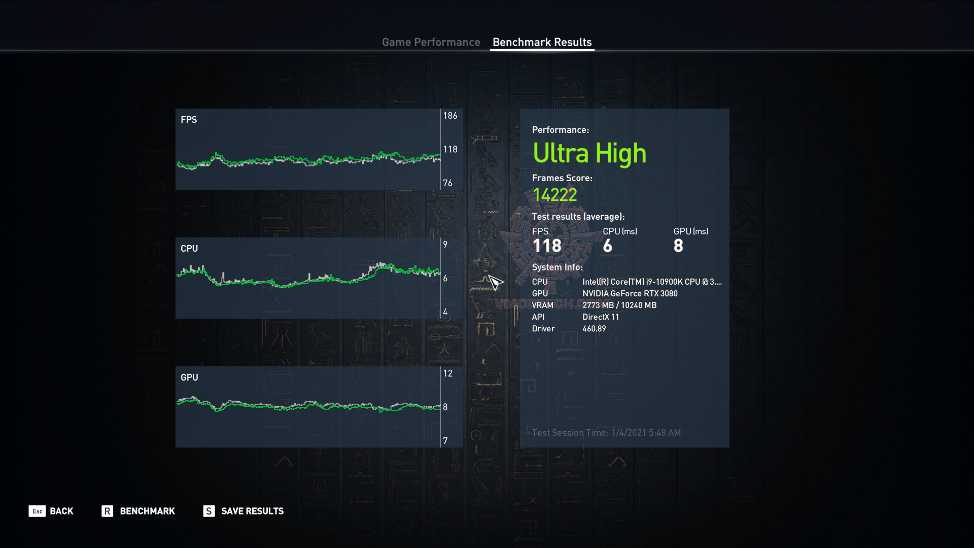 ac ASUS GeForce RTX 3080 10GB EKWB Review