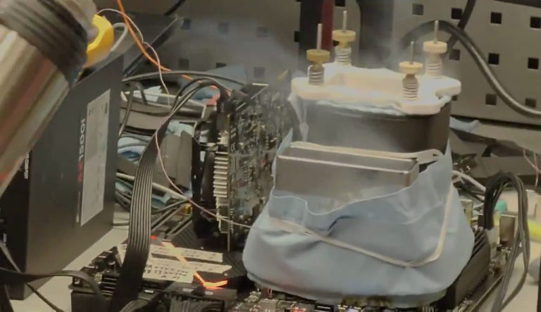 intel rocket lake s 6 ghz overclocking 3 768x443 หลุดผลทดสอบ Intel Rocket Lake S รุ่นใหม่ล่าสุดถูกโอเวอร์คล๊อกไปที่ความเร็ว 6.9 GHz ด้วย Ln2 ไนโตรเจนเหลว