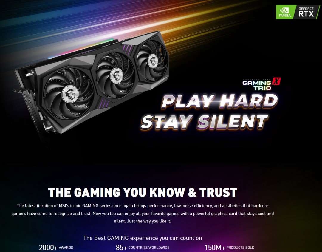 b MSI GeForce RTX 3060 Ti GAMING X TRIO Review