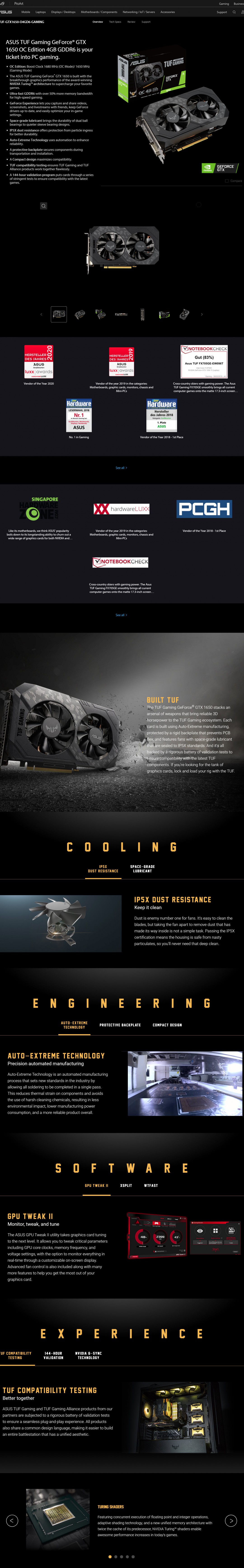 2021 01 17 21 54 241 ASUS TUF Gaming GeForce GTX 1650 SUPER OC Edition 4GB GDDR6 Review