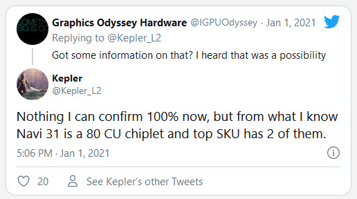 2021 01 25 0 04 23 ลือ!! การ์ดจอ AMD Navi 31 หรือ RDNA 3 รุ่นใหม่จะใช้ชิปแบบ Chiplet หรือ MCM แบบหลายชิปรวมกันมีจำนวนคอร์มากถึง 10240 Cores กันเลยทีเดียว 