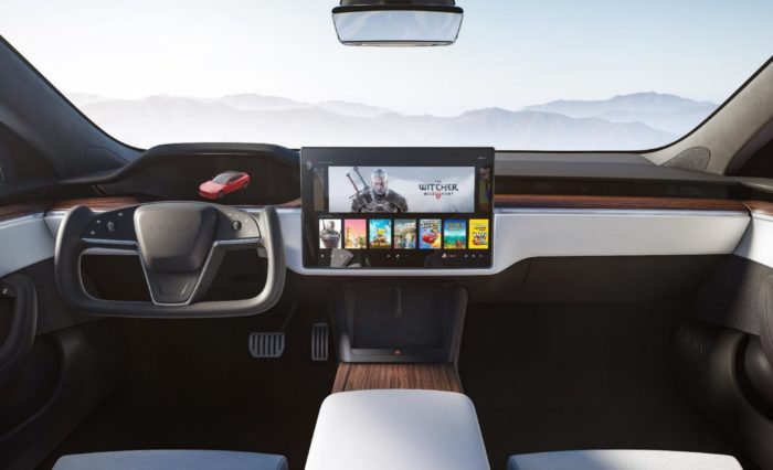 tesla arcade 2021 update 2 700x426 หลุดภาพบล๊อกไดอะแกรมชิปการ์ดจอ AMD Navi 23 GPU ที่คาดว่าใช้งานในรถยนต์ TESLA คาดเพื่อความบันเทิงและใช้ในระบบนำทาง