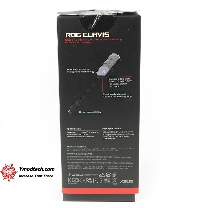 tpp 8879 ASUS ROG Clavis USB C to 3.5 mm gaming DAC Review
