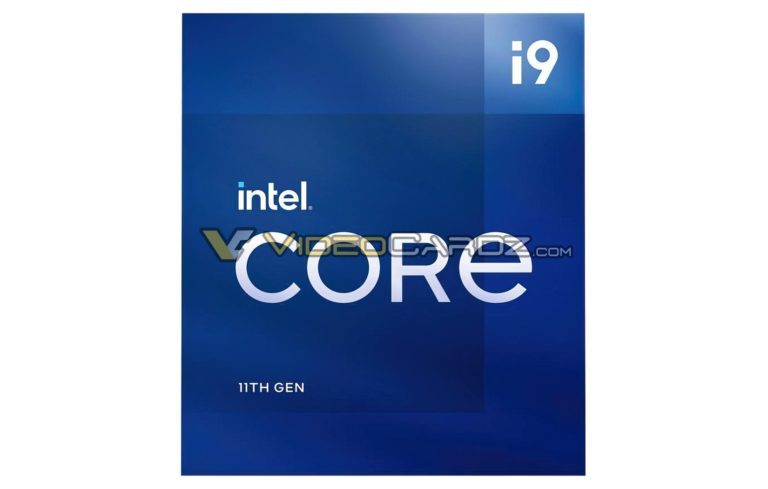 intel 11th gen core i9 11900 2 videocardz 768x489 หลุดภาพกล่อง Intel Core i9 11900K ในรหัส “Rocket Lake S” รุ่นใหม่ล่าสุดที่เตรียมเปิดตัวเร็วๆ นี้