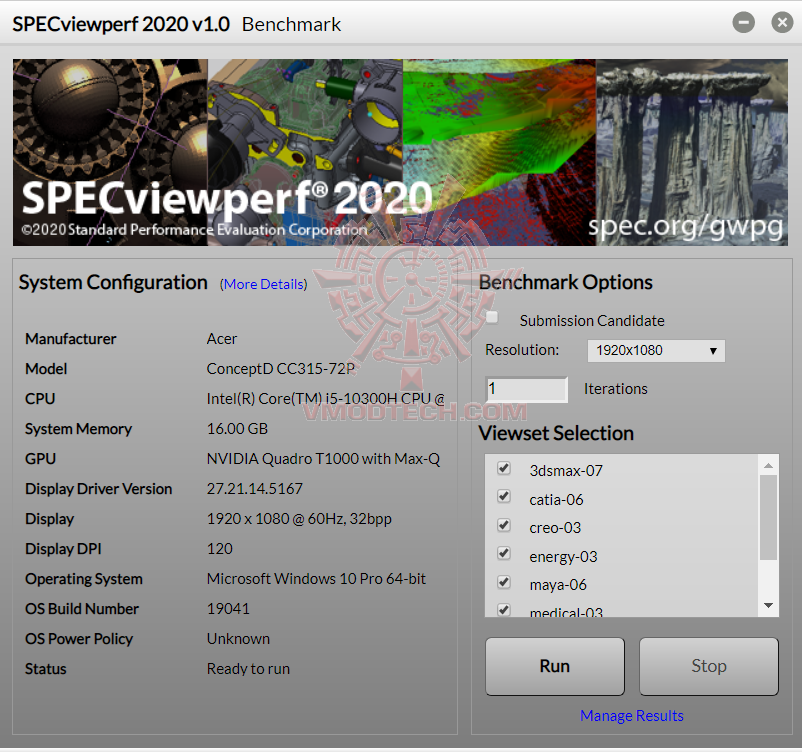 specviewperf-setting specviewperf-setting