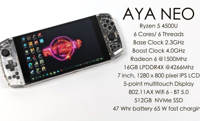 aya-neo-founders-3-700x426 aya neo founders 3 700x426 เครื่องเกมส์มือถือ AYA Neo สามารถเล่น Crysis Remastered ได้อย่างลื่นไหลด้วยพลังซีพียู AMD Ryzen 5 4500U กินไฟเพียง 5W 15W เท่านั้น