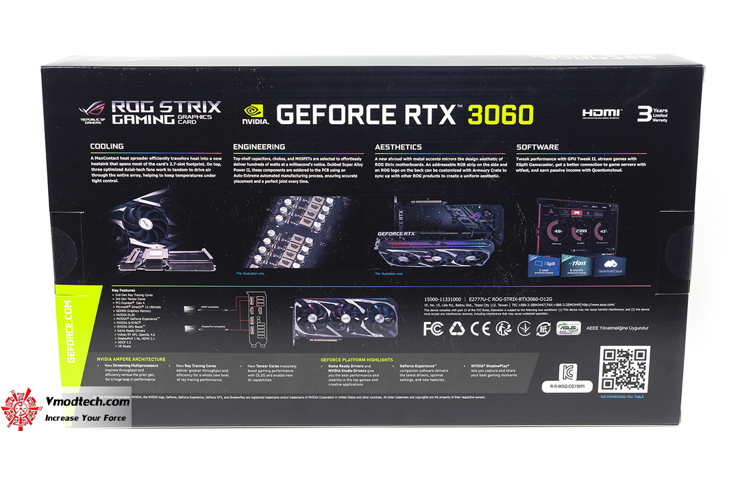 tpp 8940 ASUS ROG Strix GeForce RTX 3060 OC Edition 12GB GDDR6 Review