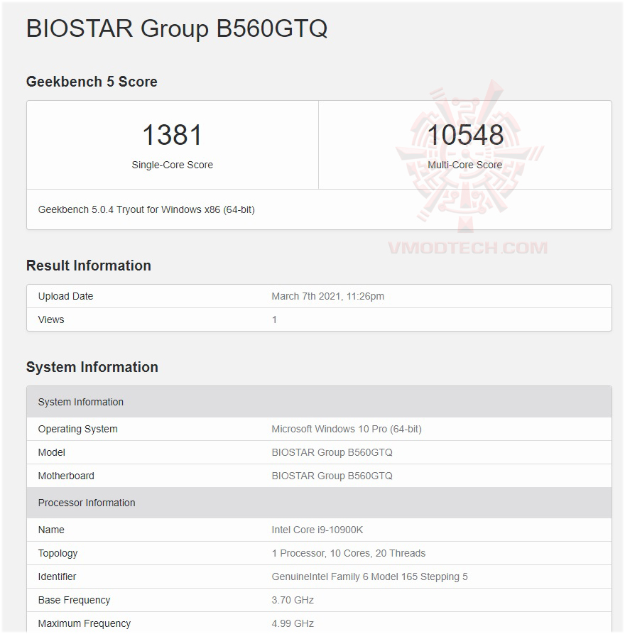 g5 BIOSTAR RACING B560GTQ PREVIEW