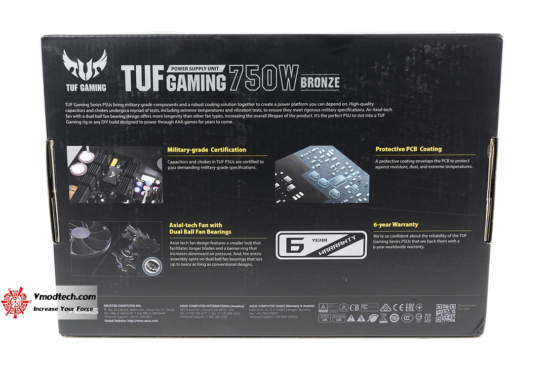 tpp 8954 ASUS TUF Gaming 750W Bronze PSU Review