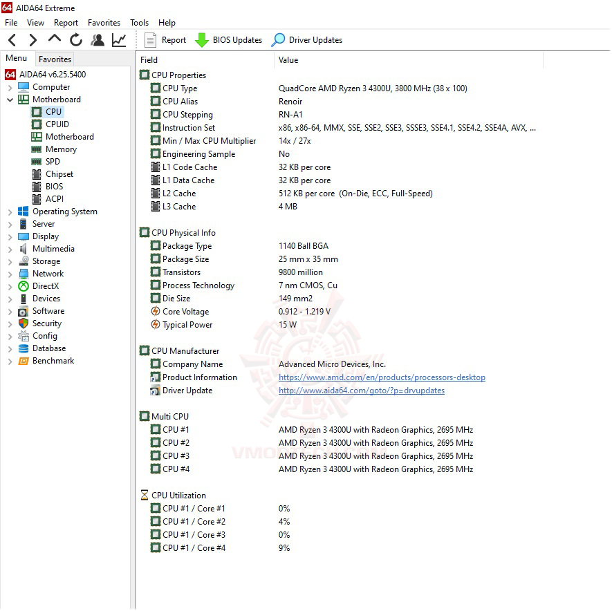 cpu cpu ASUS MINI PC PN50 REVIEW