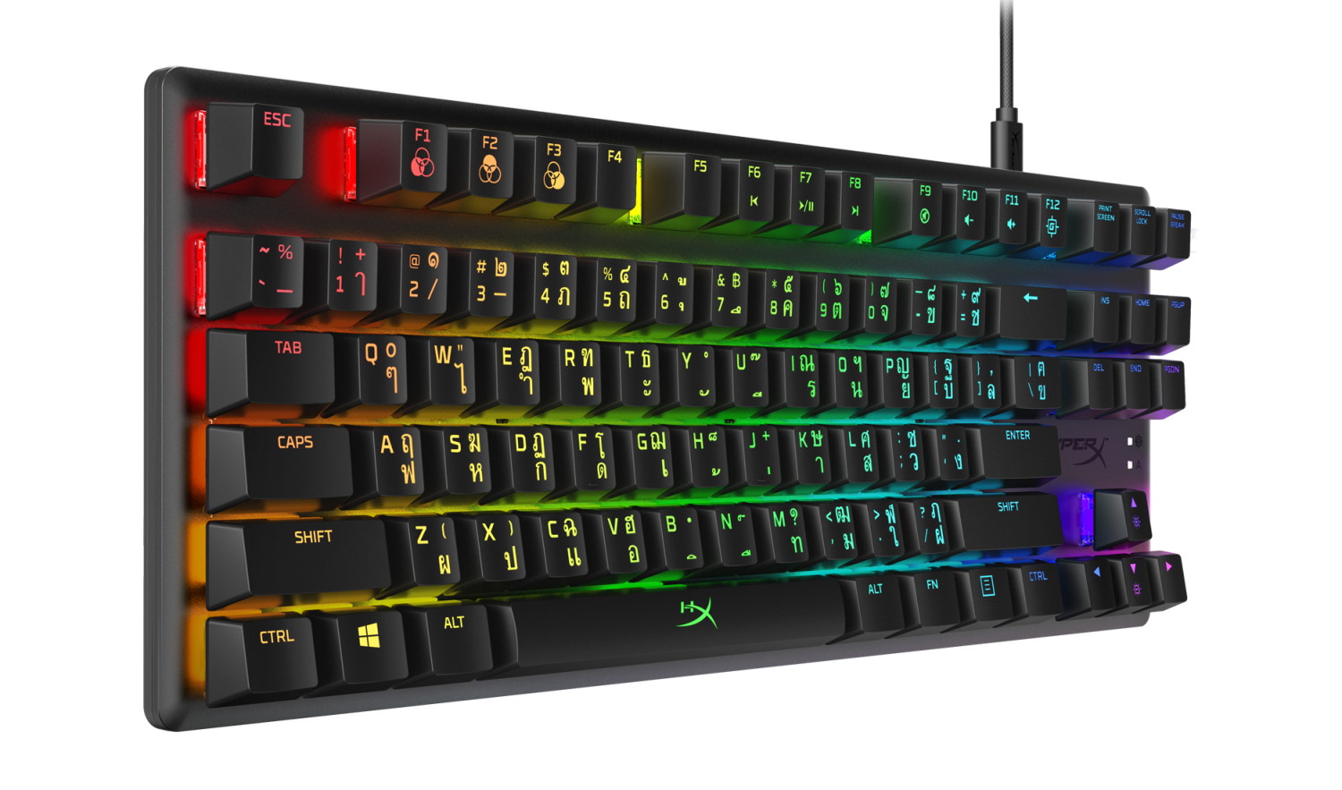 hyperx alloy origins core th HyperX เปิดตัวหูฟัง Cloud II Wireless และคีย์บอร์ด Alloy Origins Core   Blue Switch (Thai Layout) ในประเทศไทย อย่างเป็นทางการ