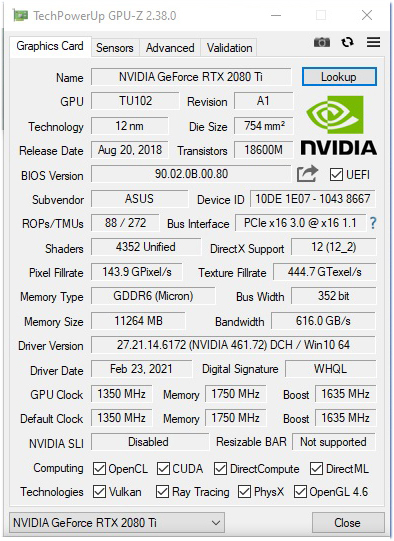 gpuz INTEL CORE i9 11900KF PROCESSOR REVIEW