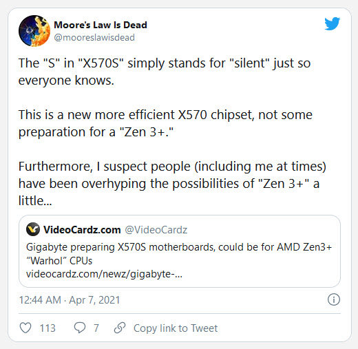 2021 04 07 10 34 08 ลือ!! ผู้ผลิตเมนบอร์ดทยอยเปิดตัวเมนบอร์ด X570 รุ่นใหม่ คาดเตรียมรับการเปิดตัวซีพียู AMD ZEN3+ รุ่นรีเฟรชใหม่ล่าสุดที่กำลังจะเปิดตัวเร็วๆ นี้