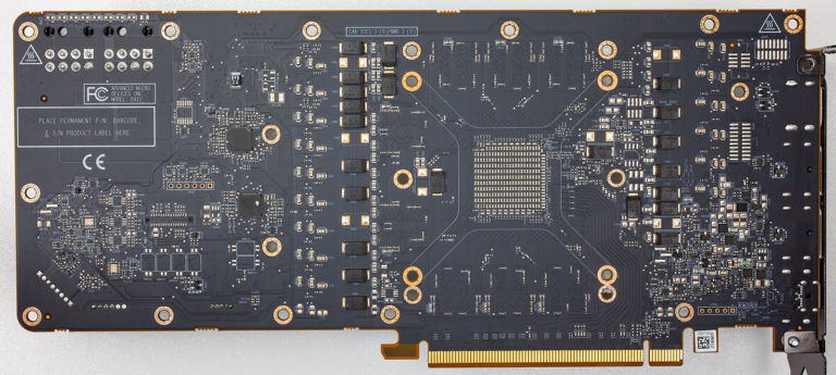 amd radeon rx 6800 xt back 768x345 หลุดภาพการ์ดจอ AMD Radeon Pro Workstation ในชิป Navi 21 GPU มาพร้อมแรมความจุ 16GB คาดเปิดตัวเร็วๆ นี้