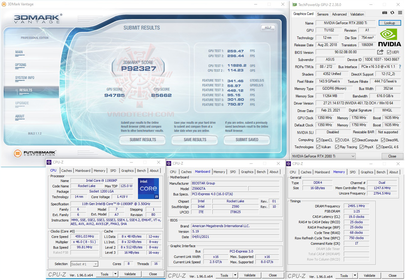 vt vt BIOSTAR RACING Z590GTA REVIEW