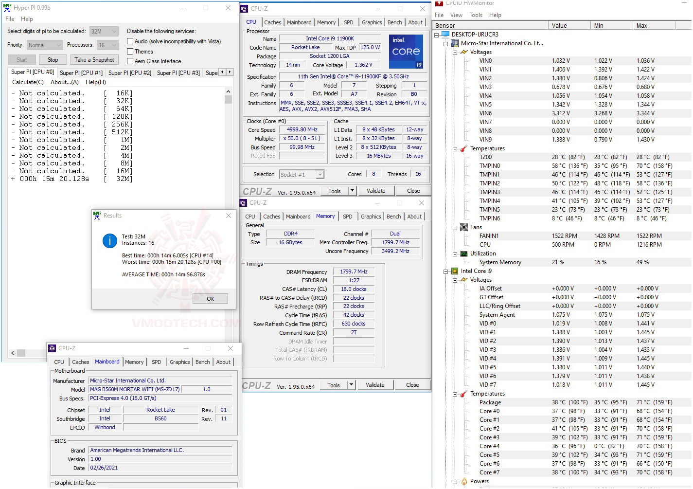 h32 2 MSI MAG B560M MORTAR WIFI REVIEW