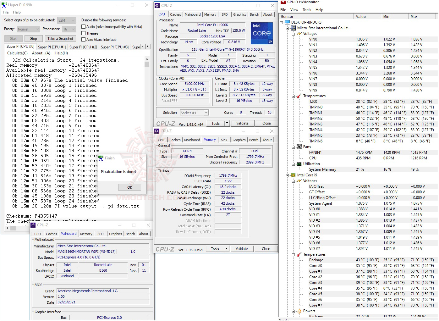 h32 MSI MAG B560M MORTAR WIFI REVIEW