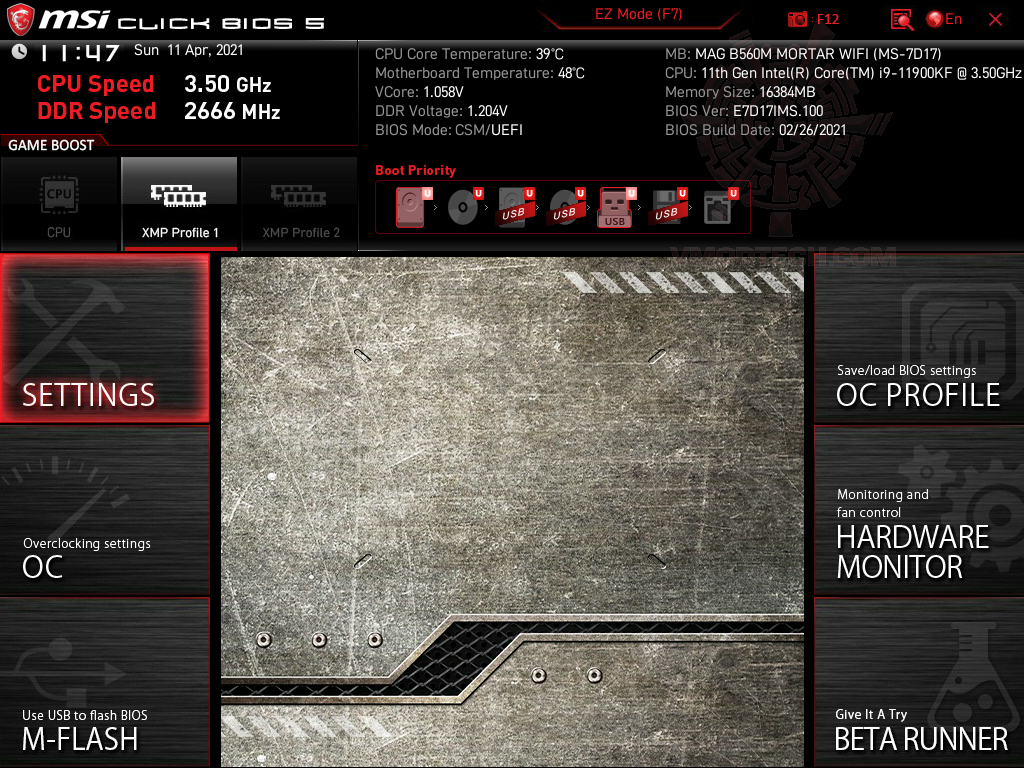 msi snapshot 08 MSI MAG B560M MORTAR WIFI REVIEW