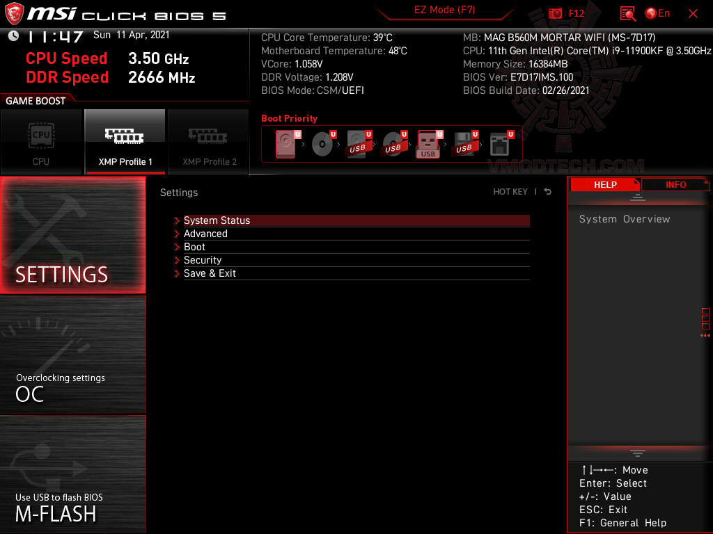 msi snapshot 13 MSI MAG B560M MORTAR WIFI REVIEW