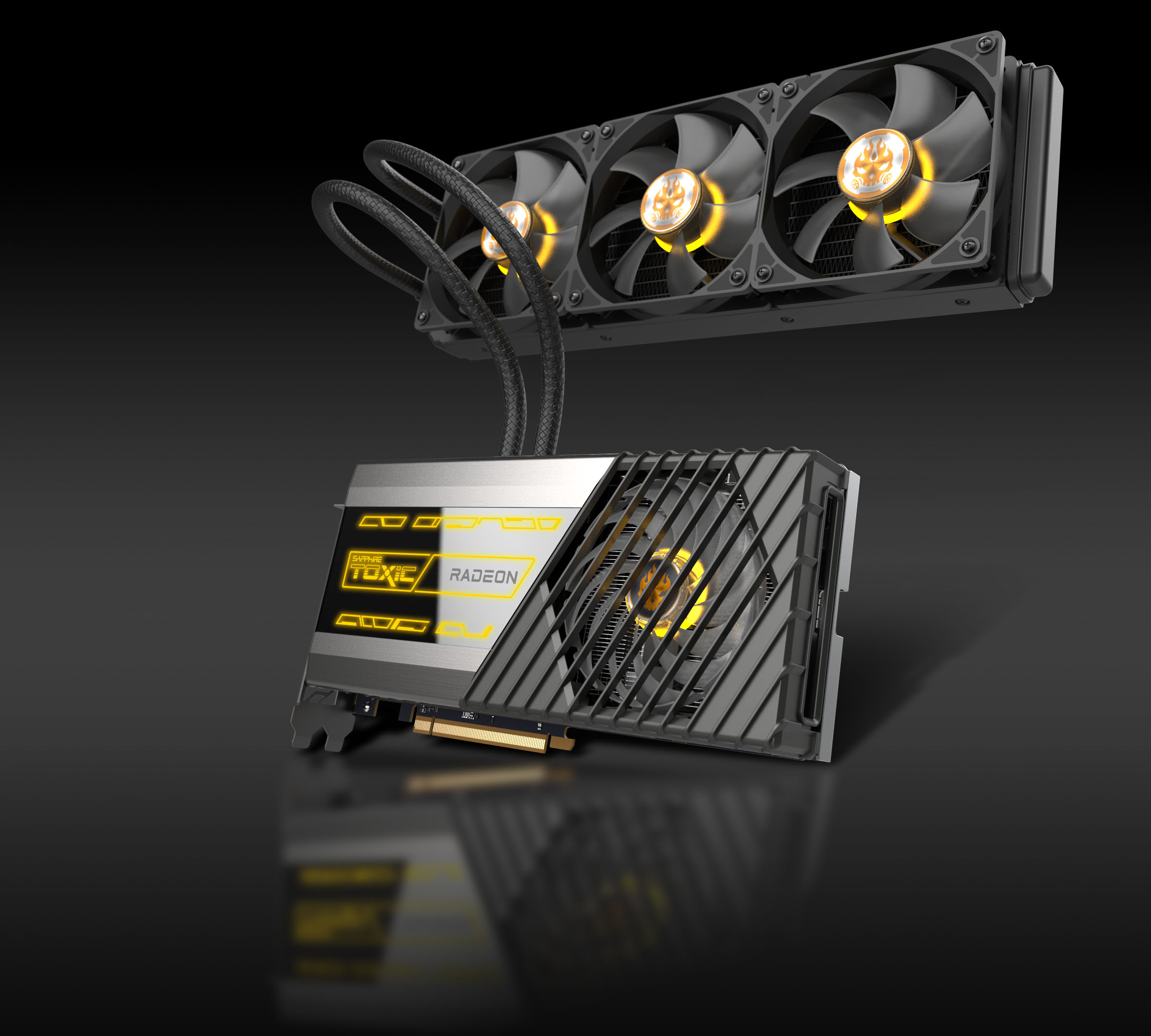 rx6900xtee toxic c05 light yellow photographic เปิดราคาการ์ดจอ Sapphire RX 6900 XT TOXIC Extreme ราคาอยู่ประมาณ 2599 ถึง 4160 EUR ยูโรหรือประมาณ 85,XXX   13X,XXXบาทไทย 