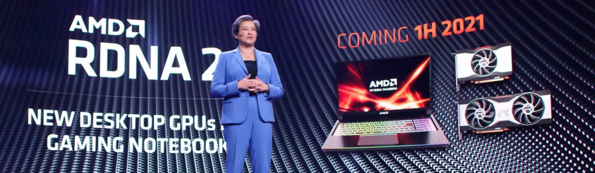 amd ces rx6000m 1200x349 AMD ยืนยันพร้อมเปิดตัวการ์ดจอ AMD Radeon RX 6000 Mobile Series ที่ใช้งานในแล็ปท็อปในไตรมาสนี้ 