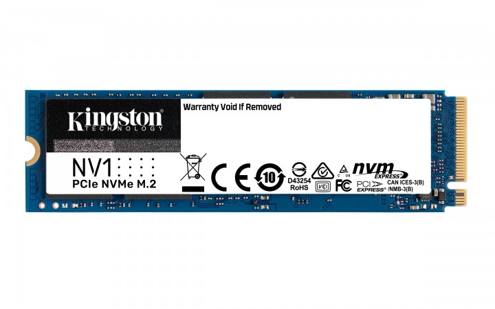 nv1 nvme ssd product image 01 720x450 Kingston เปิดตัวผลิตภัณฑ์ SSD รุ่น NV1 NVMe PCIe