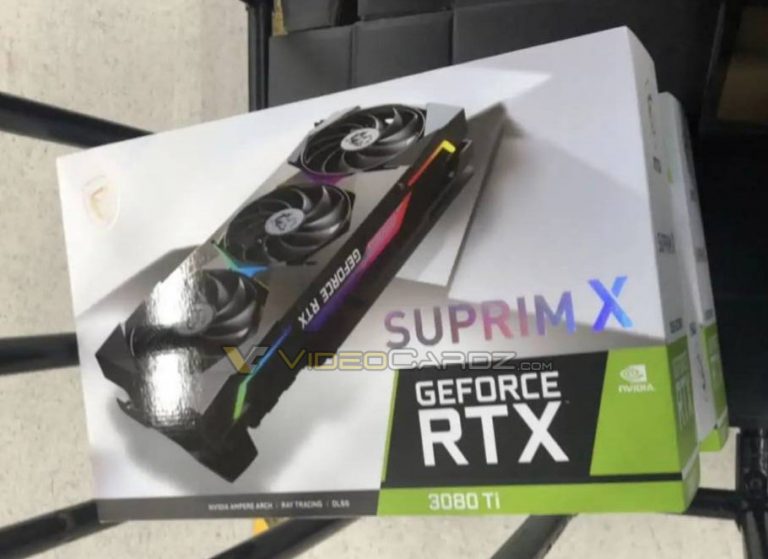 msi geforce rtx 3080 ti suprim 768x559 หลุดภาพการ์ดจอ MSI GeForce RTX 3080 Ti SUPRIM X รุ่นใหม่ล่าสุดที่ยังไม่เปิดตัวอย่างเป็นทางการ