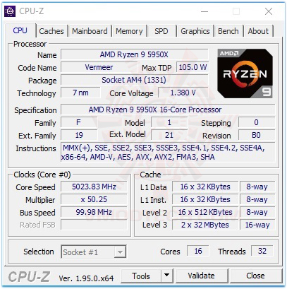 cpuid 5ghz AMD RYZEN 9 5950X PROCESSOR REVIEW