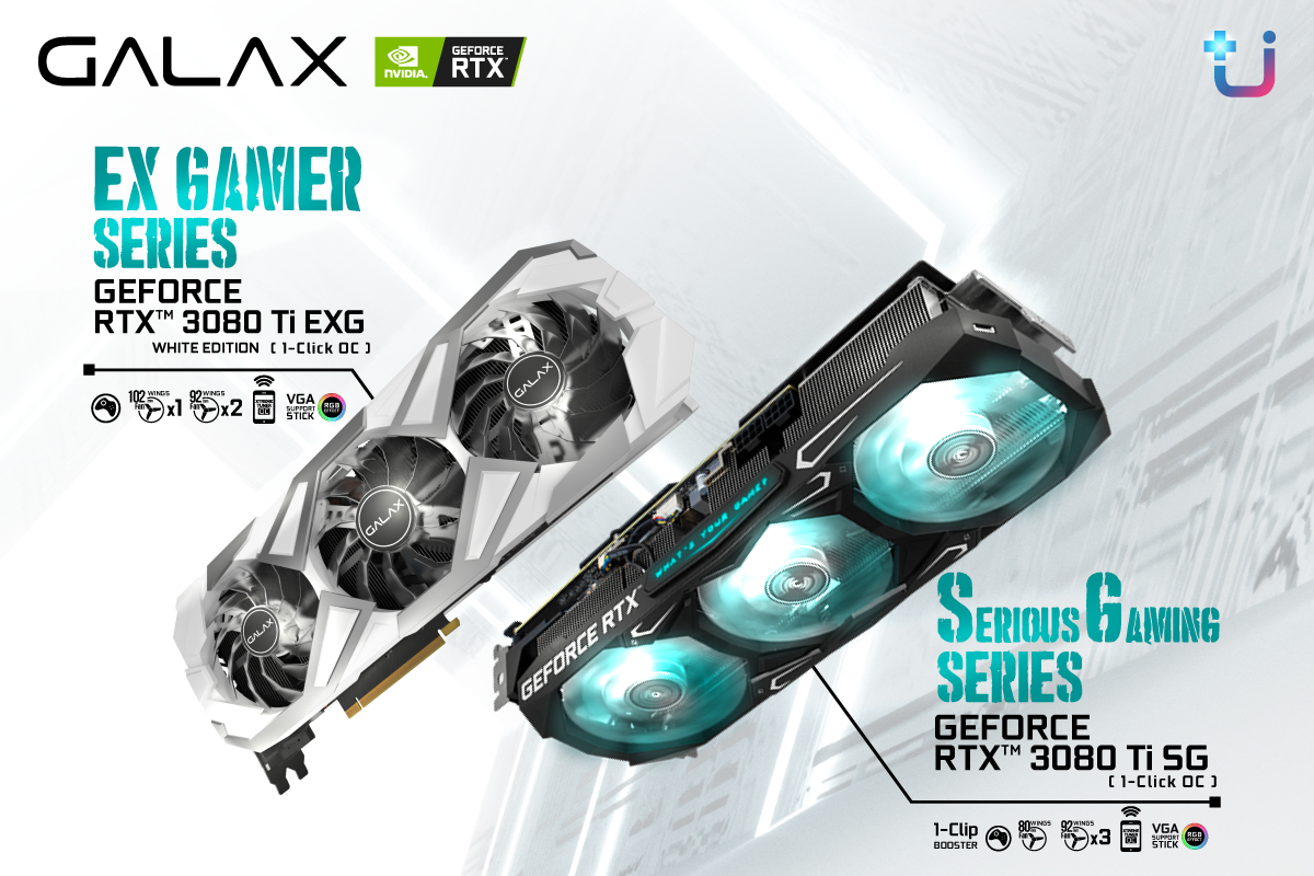pr galax 3080 n วางจำหน่ายแล้ว !! GALAX GeForce RTX™ 3080 Ti SG (1 Click OC) และ GALAX GeForce RTX™ 3080 Ti EX Gamer White (1 Click OC) สุดยอดการ์ดจอรุ่นใหม่ สำหรับคอเกมตัวจริง !!