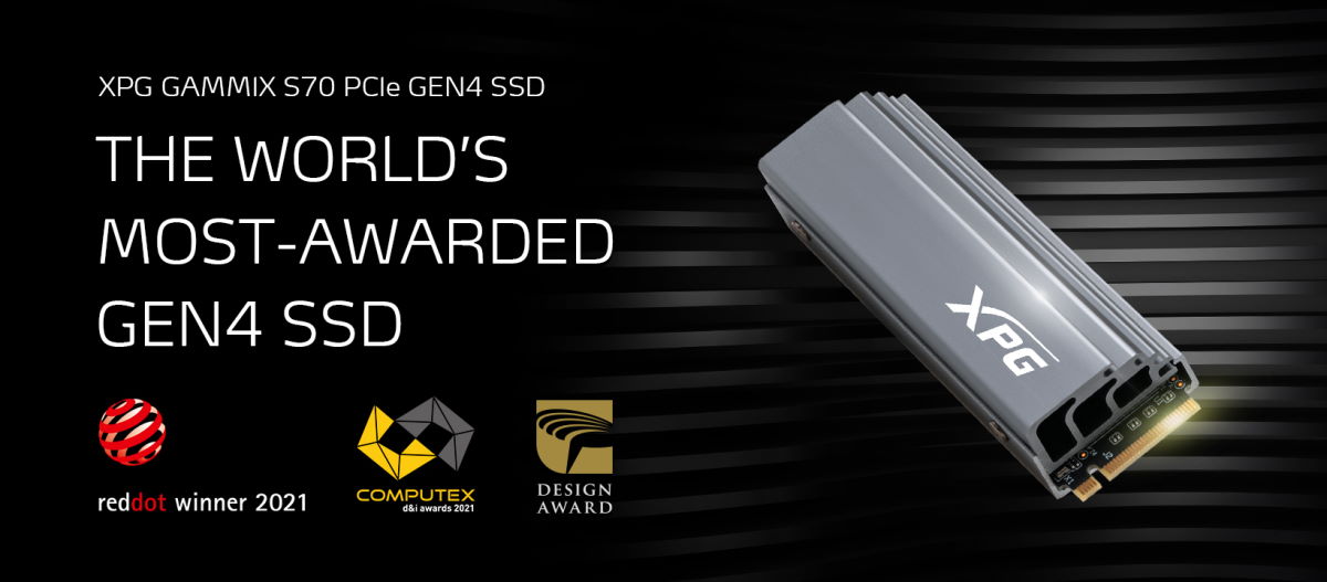 201283476 595693251834191 5432644238838722820 n XPG GAMMIX S70 ได้รับรางวัล 2021 COMPUTEX เป็น SSD Gen4 ที่ได้รับรางวัลมากที่สุดในโลก