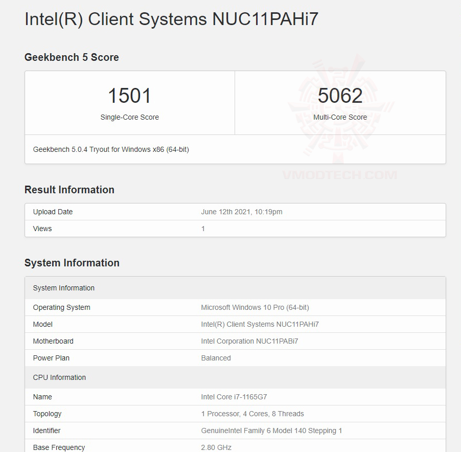 g5 Intel NUC 11 Performance kit   NUC11PAHi7 with Intel 670P 1TB SSD Review