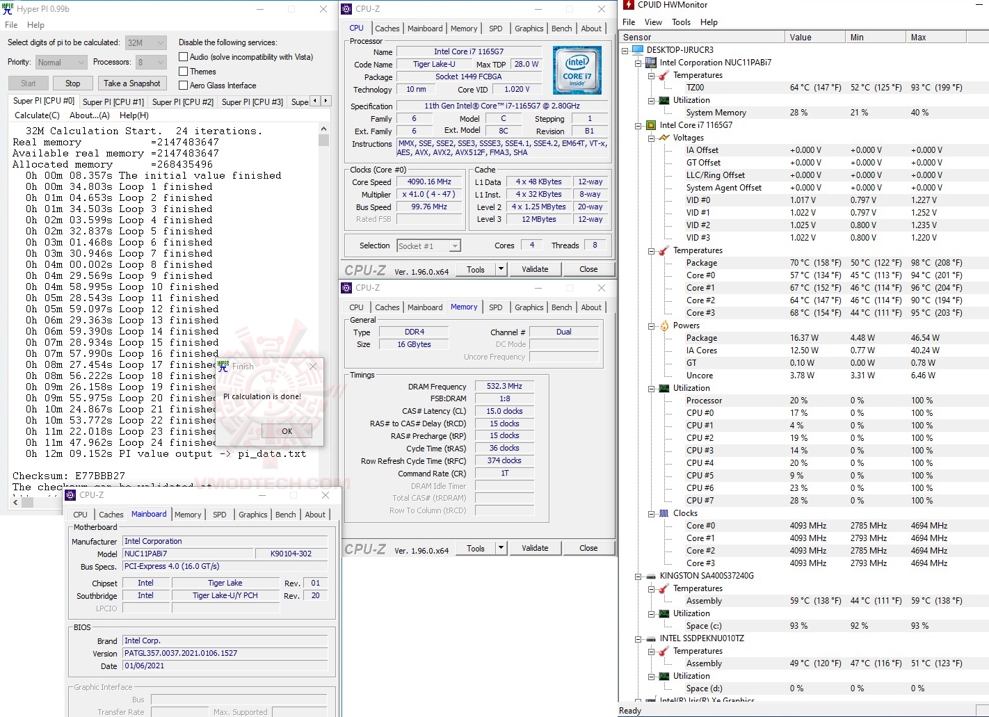 h32 Intel NUC 11 Performance kit   NUC11PAHi7 with Intel 670P 1TB SSD Review